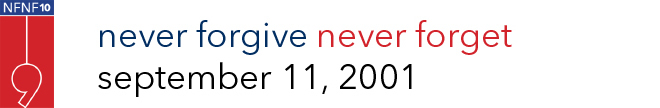 never forgive, never forget, september 11, 2001